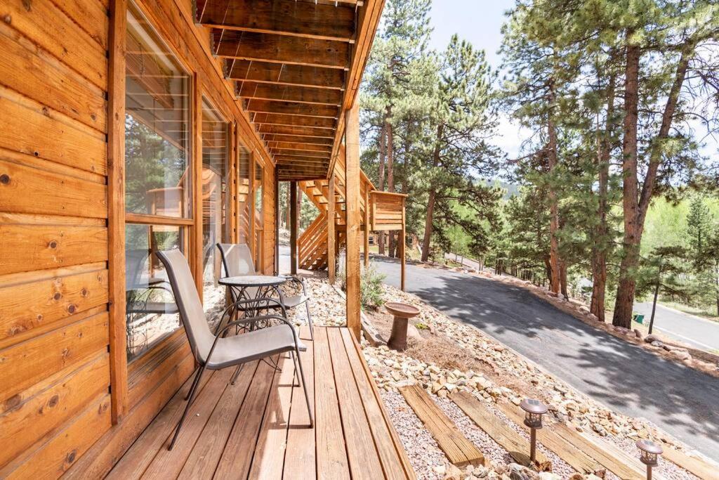 Private Hot Tub Overlooking Pikes Peak วูดแลนด์พาร์ค ภายนอก รูปภาพ